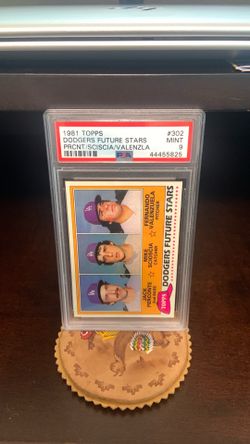 1981 Topps Valenzuela/Scioscia PSA 9