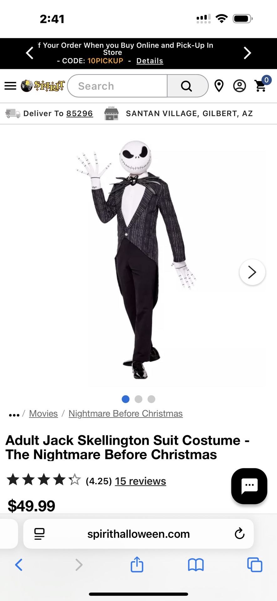 Jack And Sally Adult Halloween Costumes