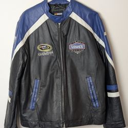 NASCAR Jimmie Johnson #48 Lowe’s Racing Leather Jacket XL 3X Champion 06-08