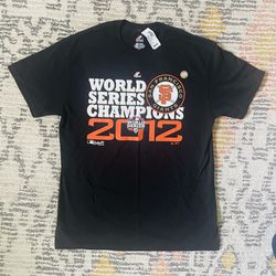 BNWT San Francisco Giants 2012 World Series Champs Tshirt