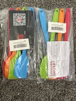 Smaller 4 pk multi color Silicone spatulas