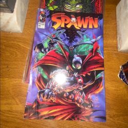 Spawn #48 comic Has dings and chips Poor condition