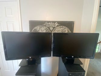 Dual 23” HP Monitors
