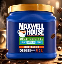 Maxwell House Decaf Original Medium  Roast 29.3 Oz Canister