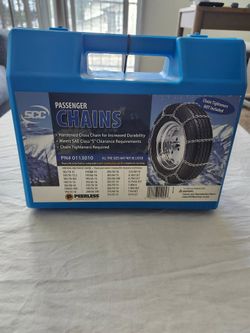 Brand New SCC Passenger Tire Chains – PN# 0113010 – Retail $72