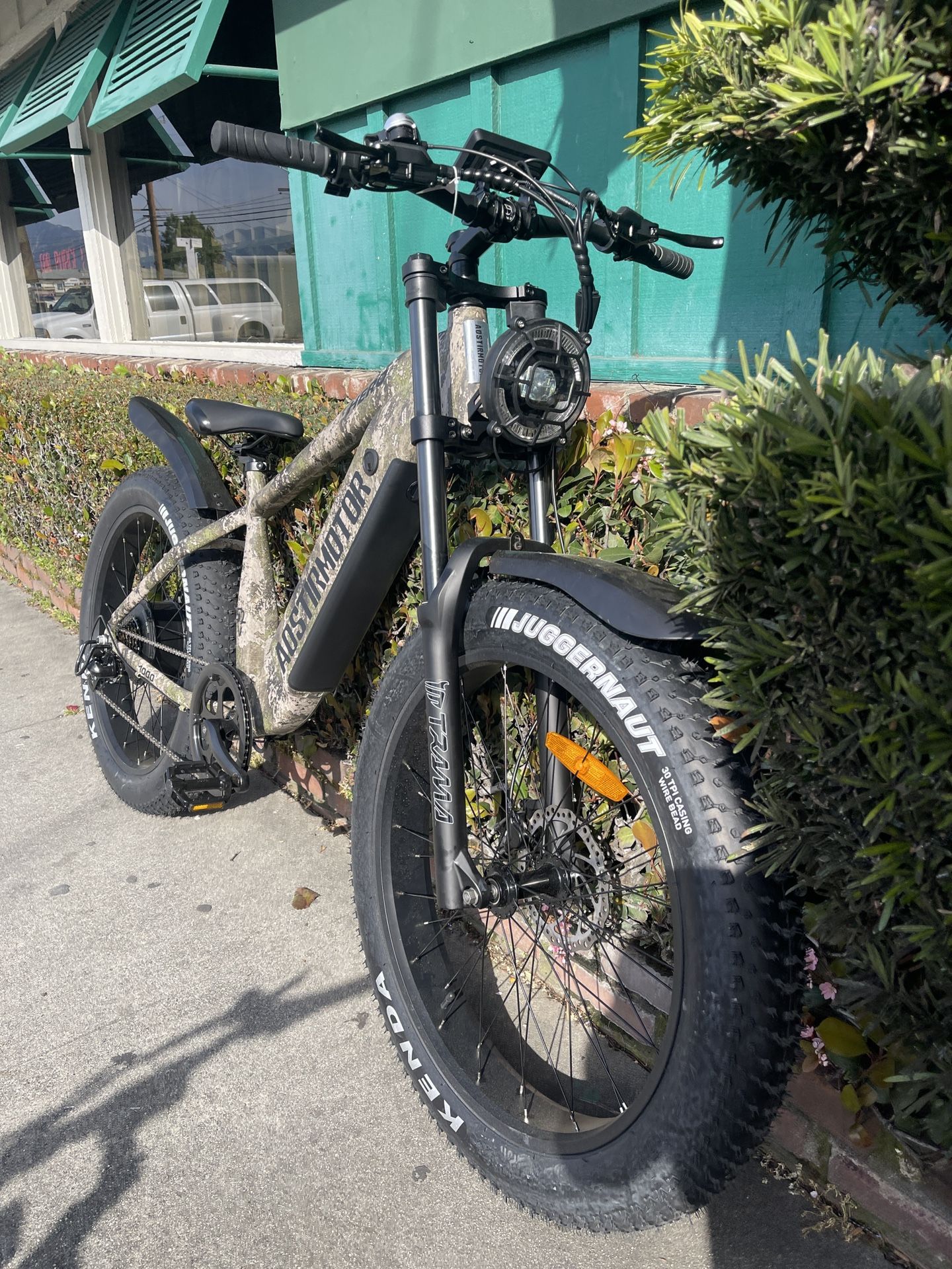 ⚡️🎊Fast New💨52v 1000 Watts Camo68 Adj Suspension Electric Ebike🇺🇸