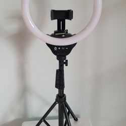 UBeesize 12'' Selfie Ring Light with 62’’ Tripod Stand for Video Recording, Live Streaming(YouTube, Instagram, TIK Tok), Compatible with Phones