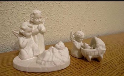 Goebel All White Figurines