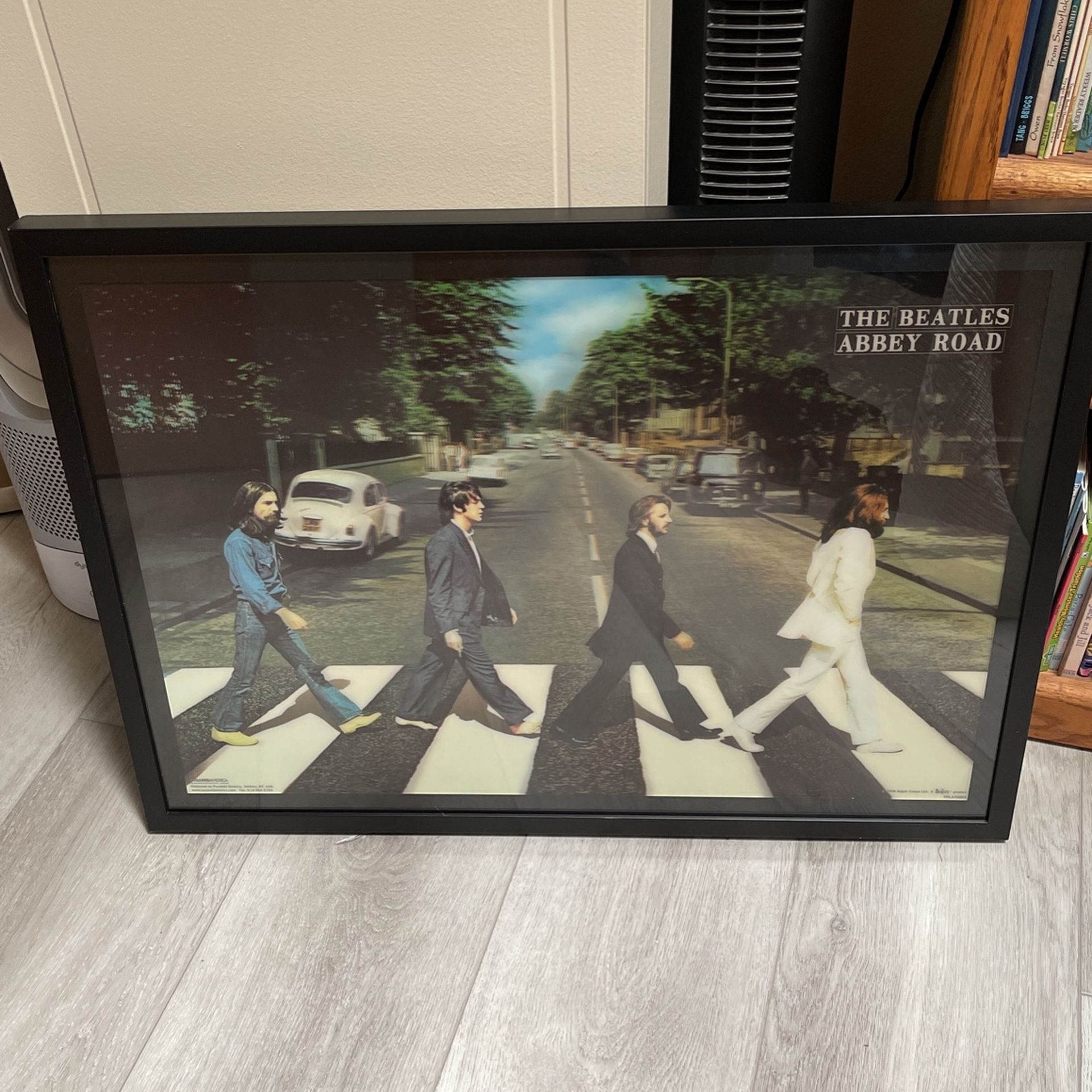 The Beatles Abbey Road 3D Piece Framed And Matted 29” X 21.5”h