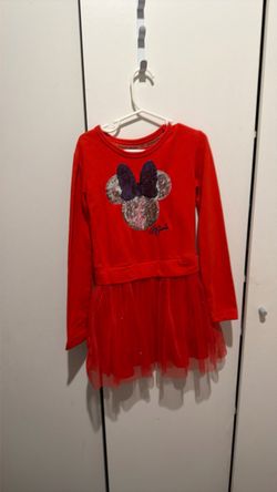 Minnie mouse red dress 5/6 year olds girls dress