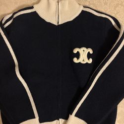 NEW! CELINE MERINO WOOL CARDIGAN