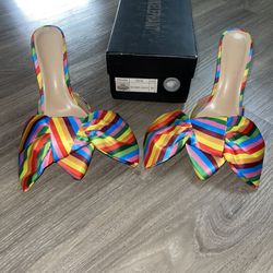 PNK Elephant Rainbow Heels