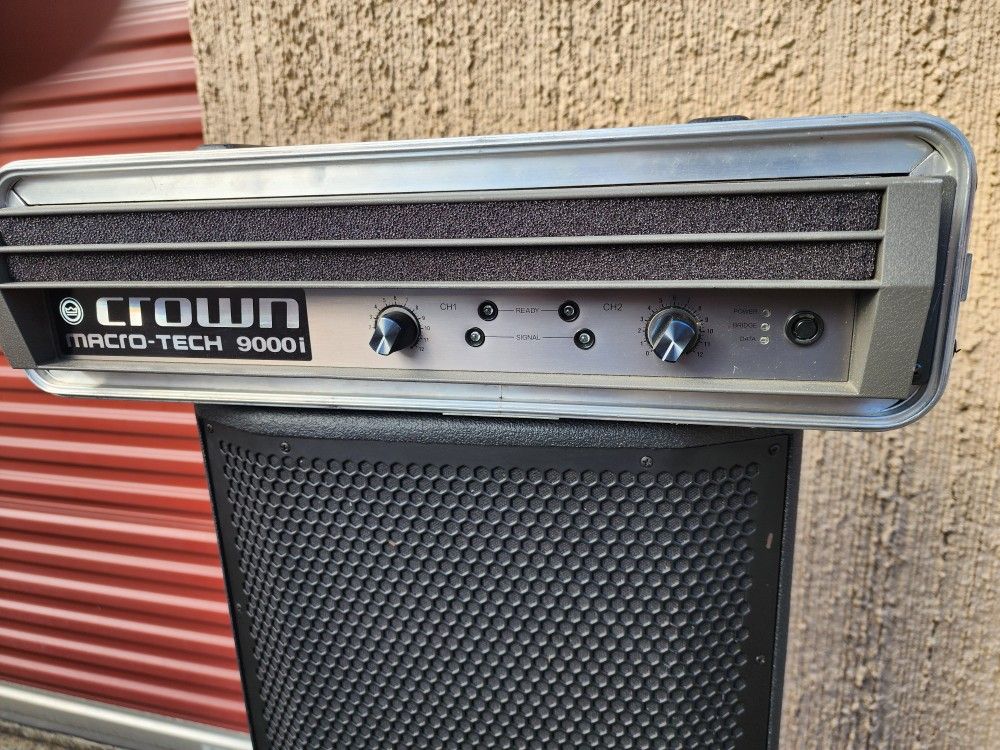 Crown Macro tech 9000i