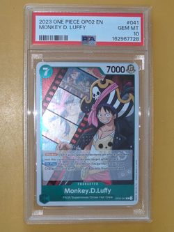 Psa 10 one piece monkey.D. luffy