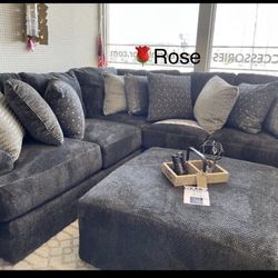 Jackson Furniture Huge Deep Seating Modern Dark Sectional✅ Brand New❇️ Living Room Set 👍