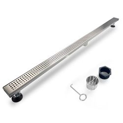 Linear Shower Drain 60” Brushed Stainless Steel (New in Box)