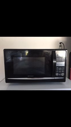 Black Emerson Microwave