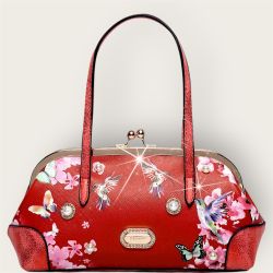 Hummingbird Mini Vegan Clutch (Red) - Soft Spring Capsule