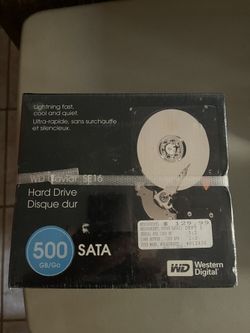 Western Digital 500MB SATA Disk Drive