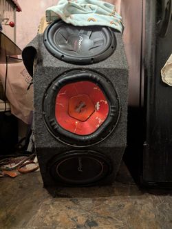 Pioneer/Sony Xplod 3 12" Subwoofer + Amplifiers