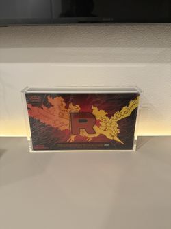 Moltres UPC Acrylic Case With Magnetic Lid -New In Stock