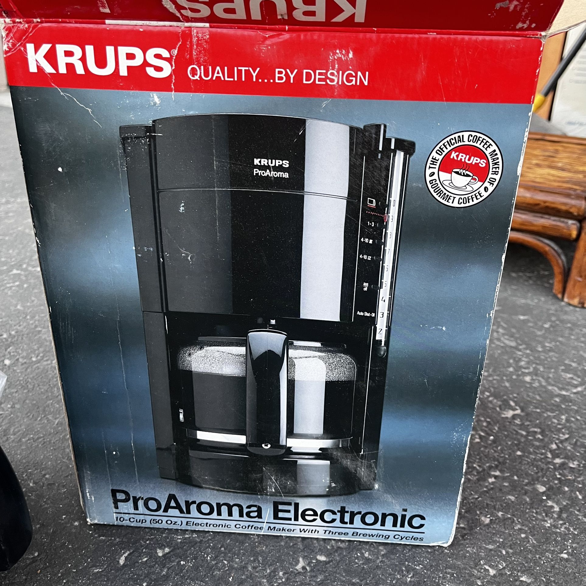 Krups ProAroma 10 Cup Electronic Coffee Maker for Sale in Palm Desert