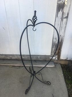 Hanging basket stand