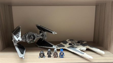 LEGO Star Wars Mandalorian Fang Fighter vs TIE Interceptor 75348