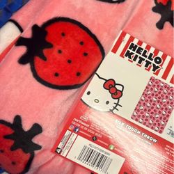 Hello Kitty Strawberry Blanket