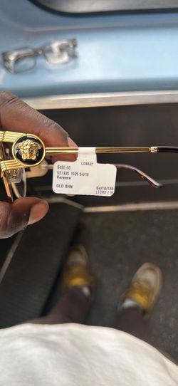 Versace gold glasses