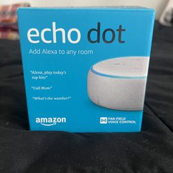 Amazon Echo Dot (Alexa) UNUSED NOT SET UP