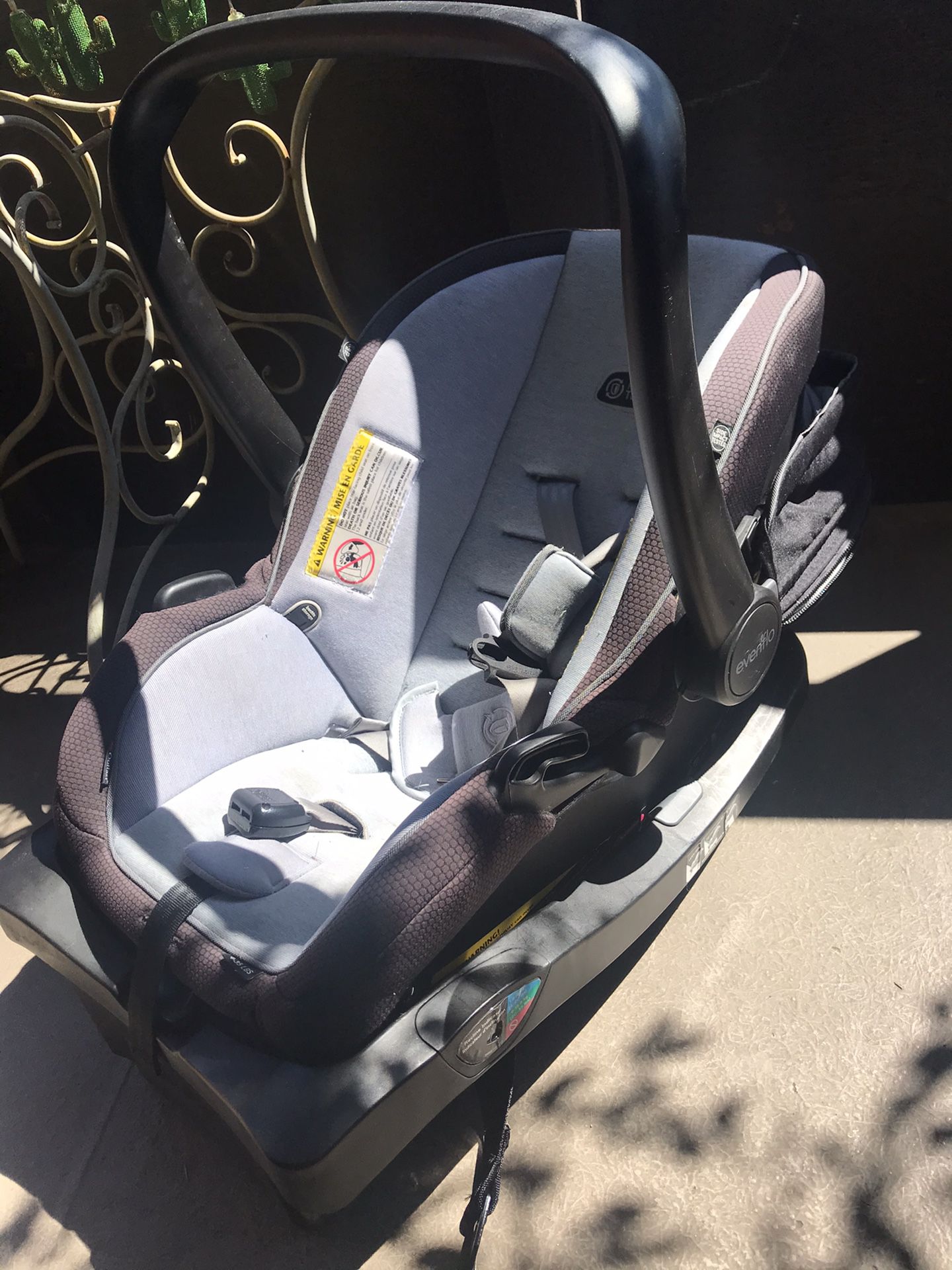 Evenflo infant car seat + Two (2) Bases