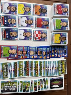 Panini Qatar World Cup 2022 Stickers. Around 450 Stickers