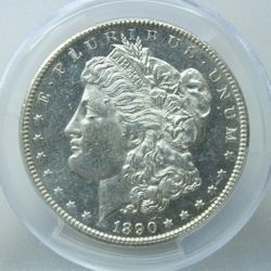 1890-CC $1 Silver Morgan Dollar
