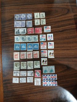 Vintage rare US postage stamps lot of 50