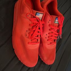 Nike Air Max 90 Triple Red Trainers 