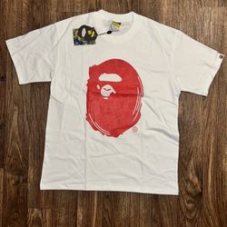 Bape Red Ape head Tee