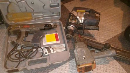 Collated screw driver, strap gun, hammer drill