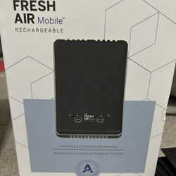 Fresh Air Mobile Rechargeable Air Purifier 