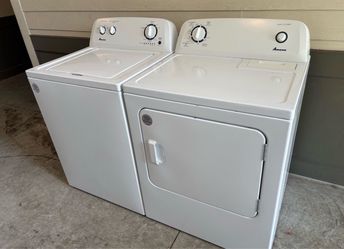 HIGH EFFICIENCY AMANA  WASHER AND DRYER SET !!