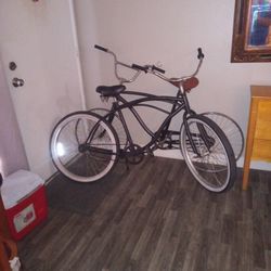 To Beach Cruiser Bicycles One Of Them Needs Tires Both Of Them For $60