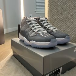 JORDAN COOL GREY 11 USED 8.5