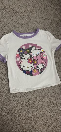 Hello Kitty & Friends Graphic Ringer T-Shirt