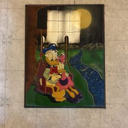 vintage Disney Donald & daisy portrait