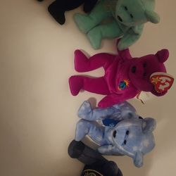 BEANIE BABIES LOT Of 5