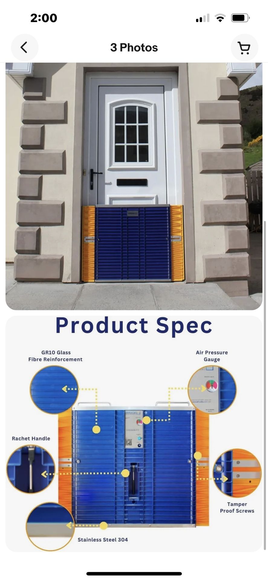 Dam Easy Flood Barrier