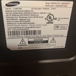 TV Sunsung LCD 46 Inch Work Perfect Antenna Included 