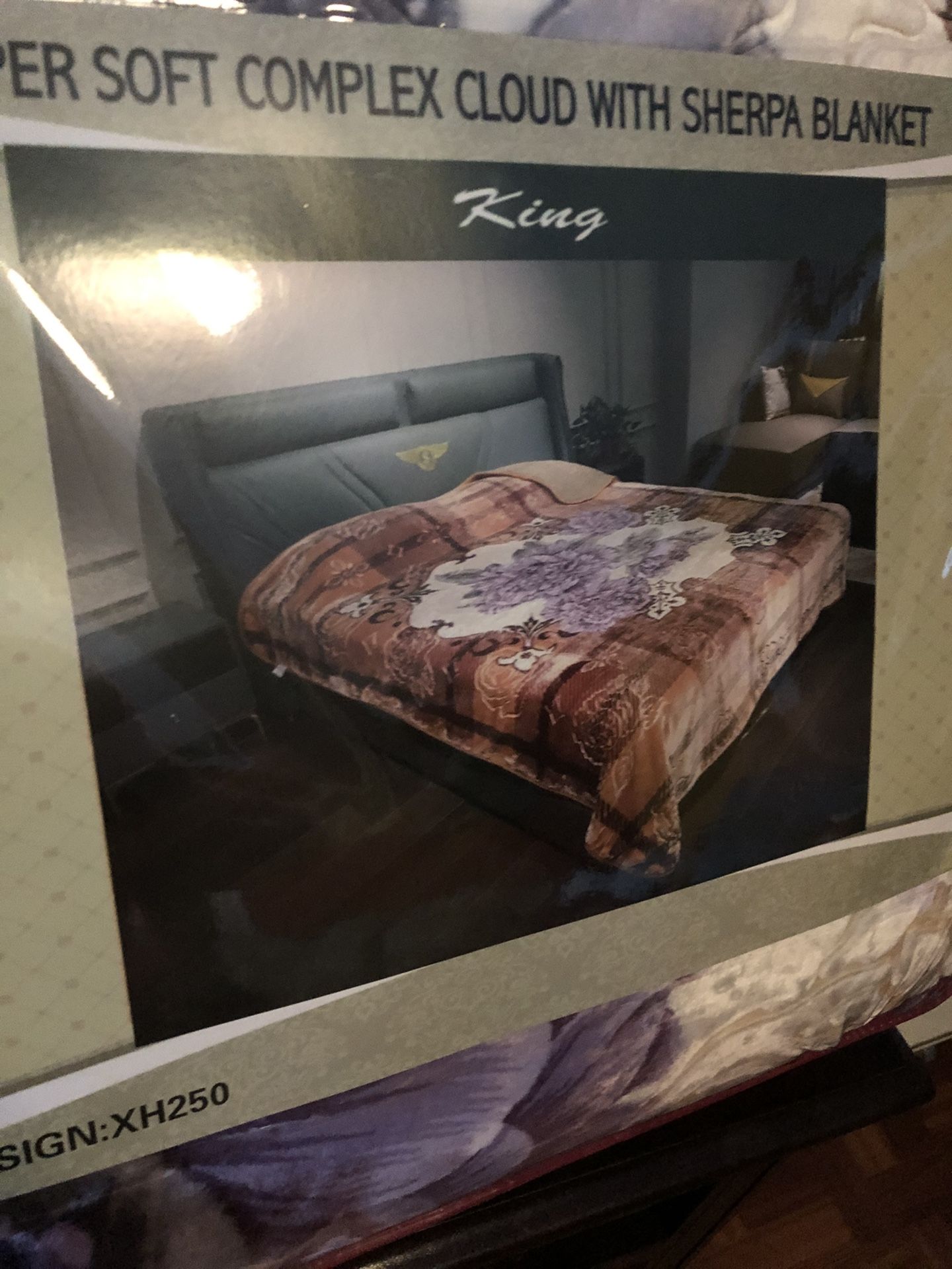 Cobertores king size de borrego