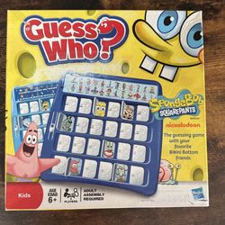 SpongeBob Guess Who Game COMPLETE just $15 
