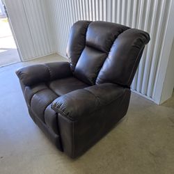 Brown Leather Recliner